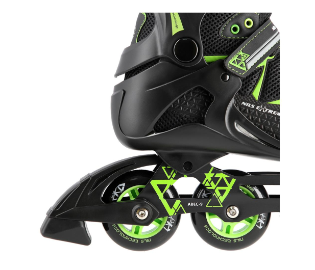 Nils Extreme Łyżworolki NA9022 rozm. 40 Czarno-zielone - 1108312 - zdjęcie 5